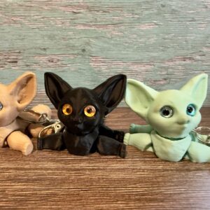 Articulated Fennec Fox Keyring